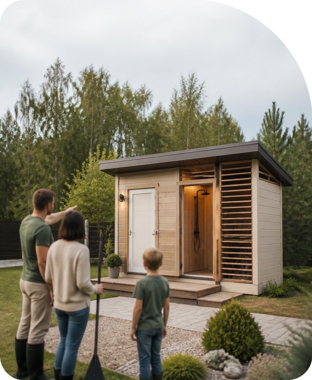 Хозблок с душем в Кореновске по цене от 259100 р. | РадиДОМА-Кнв